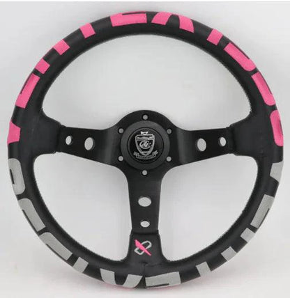 Sports Leather Steering Wheel - MANDOTOS