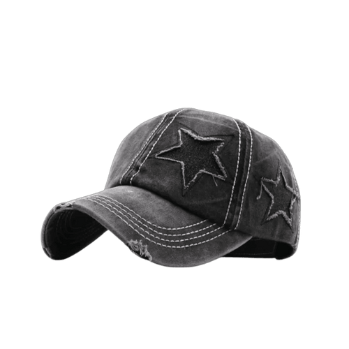 Star Denim Baseball Cap - MANDOTOS