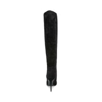 Stiletto Heels Pleated High Over The Knee Boots - MANDOTOS