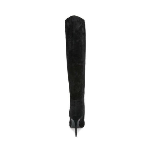 Stiletto Heels Pleated High Over The Knee Boots - MANDOTOS
