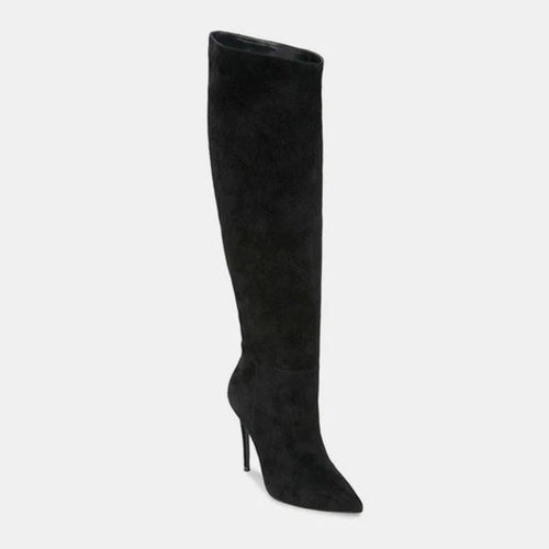 Stiletto Heels Pleated High Over The Knee Boots - MANDOTOS