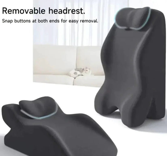 Mandotos stomach sleeper pillow with contoured design for comfortable side and stomach sleeping support.