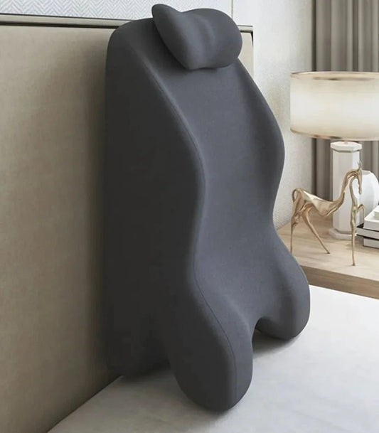 Mandotos stomach sleeper pillow with ergonomic design for comfortable side and stomach sleeping support.