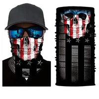 Mandotos SunGuard UV Shield Scarf in lightweight fabric, showing its versatile design and sun protection features.
