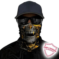 Mandotos SunGuard UV Shield Scarf in lightweight fabric, designed to protect against sun and UV rays.