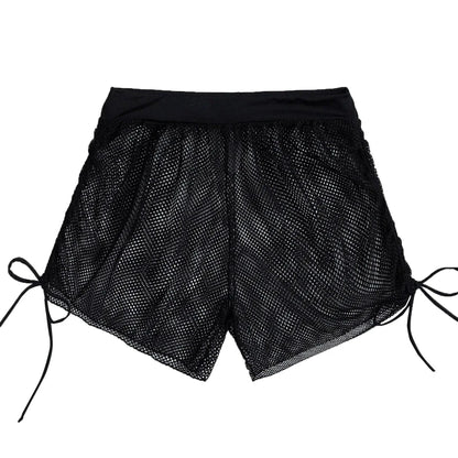 SunnyVibes Swimwear Cover-up Shorts - Effortless Style for Beach Days - MANDOTOS