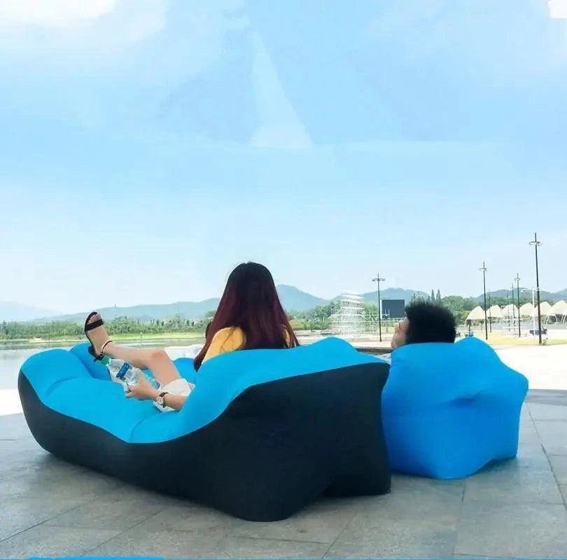 SunScape Inflatable Lounger - Effortless Comfort for Ultimate Relaxation - MANDOTOS