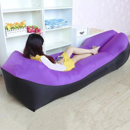 SunScape Inflatable Lounger - Effortless Comfort for Ultimate Relaxation - MANDOTOS