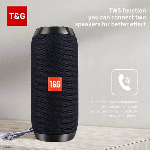 TG117 Bluetooth Speaker - Portable Waterproof TWS Outdoor Speaker - MANDOTOS