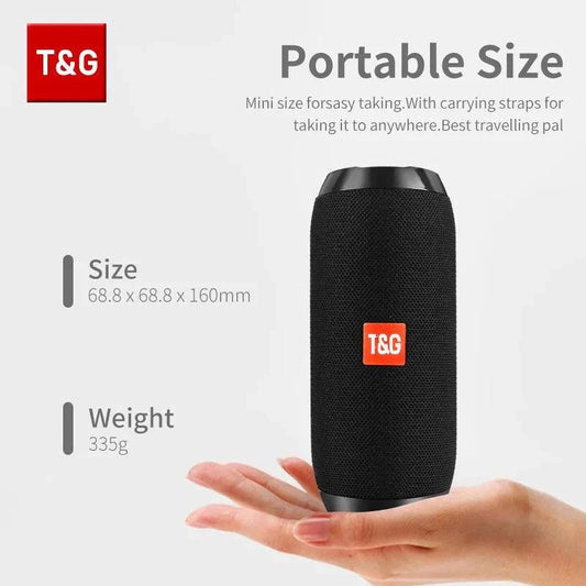 TG117 Bluetooth Speaker - Portable Waterproof TWS Outdoor Speaker - MANDOTOS
