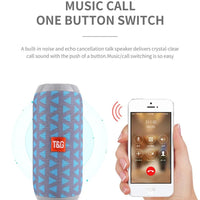 TG117 Bluetooth Speaker - Portable Waterproof TWS Outdoor Speaker - MANDOTOS