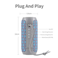 TG117 Bluetooth Speaker - Portable Waterproof TWS Outdoor Speaker - MANDOTOS