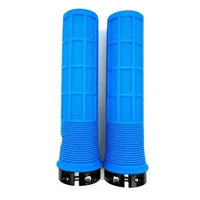 Mandotos TPR cyclist grips with textured rubber surface for secure hold on bicycle handlebars.