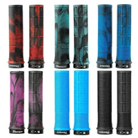 Mandotos TPR cyclist grips with textured surface for enhanced grip and comfort on bike handlebars.