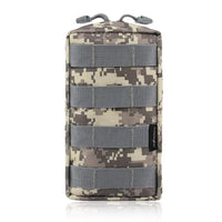 Mandotos Trail Trek waist pouch showing adjustable strap, multiple compartments, and durable fabric for outdoor adventures.