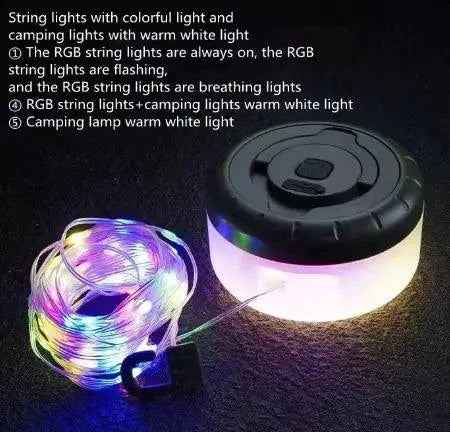 Mandotos TrailBlazer LED light strip with flexible design, featuring bright white and color-changing LEDs for customizable lighting.