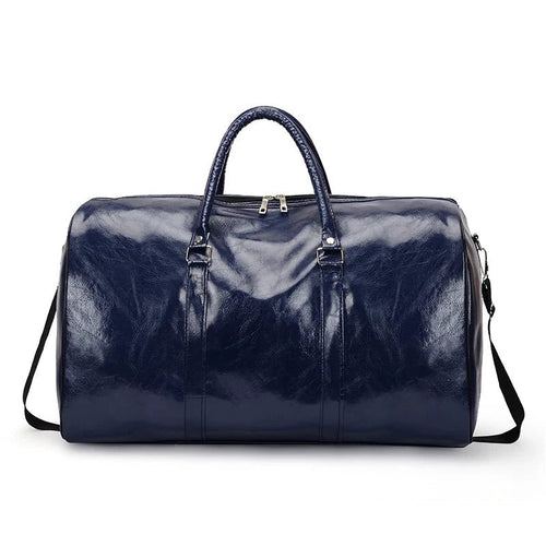Travel Bag For Men Pu Leather Shoulder Bag Big Capacity Tote Bags For Women Fashion New Duffle Crossbody Bag Sports Pack luggage MANDOTOS