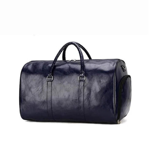 Travel Bag For Men Pu Leather Shoulder Bag Big Capacity Tote Bags For Women Fashion New Duffle Crossbody Bag Sports Pack luggage MANDOTOS