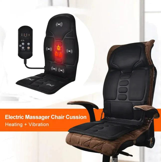 Mandotos travel-friendly neck relief massager with ergonomic design and adjustable straps for soothing tension relief on the go.