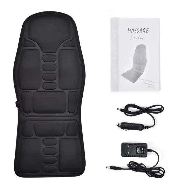 Mandotos travel-friendly neck relief massager showing ergonomic design and portable size for on-the-go relaxation.