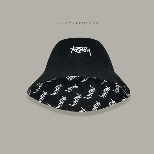 Dual-Style Men's Hawaiian Bucket Hat - MANDOTOS