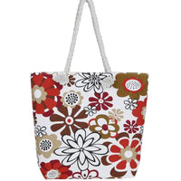 Twin-sided artistic canvas bag by MANDOTOS with colorful, creative designs on both sides, perfect for casual or artistic use.