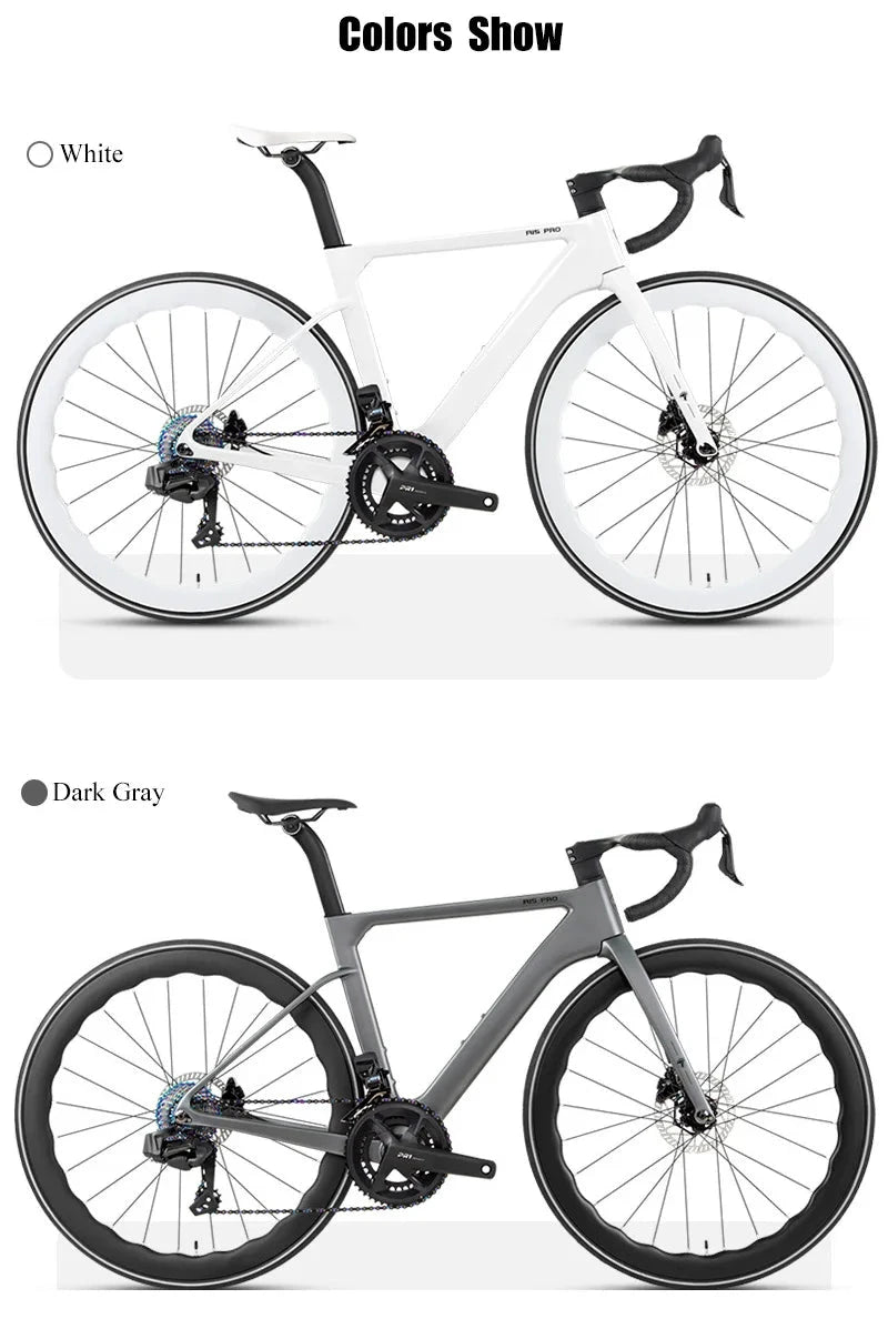 TWITTER 700X25C Carbon Road Bicycle Wireless Men's Hydraulic Disc Racing Bike With WheelTop EDS TX 24S Shifter 50mm Carbon Wheel MANDOTOS