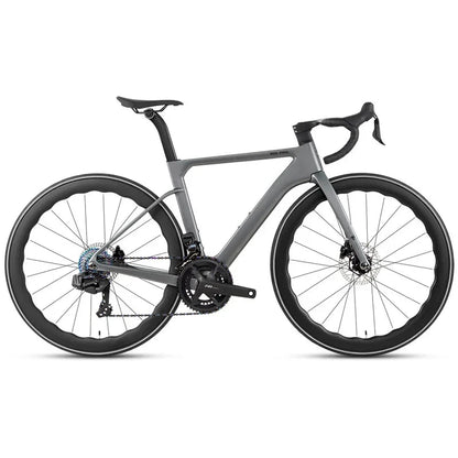 TWITTER 700X25C Carbon Road Bicycle Wireless Men's Hydraulic Disc Racing Bike With WheelTop EDS TX 24S Shifter 50mm Carbon Wheel MANDOTOS