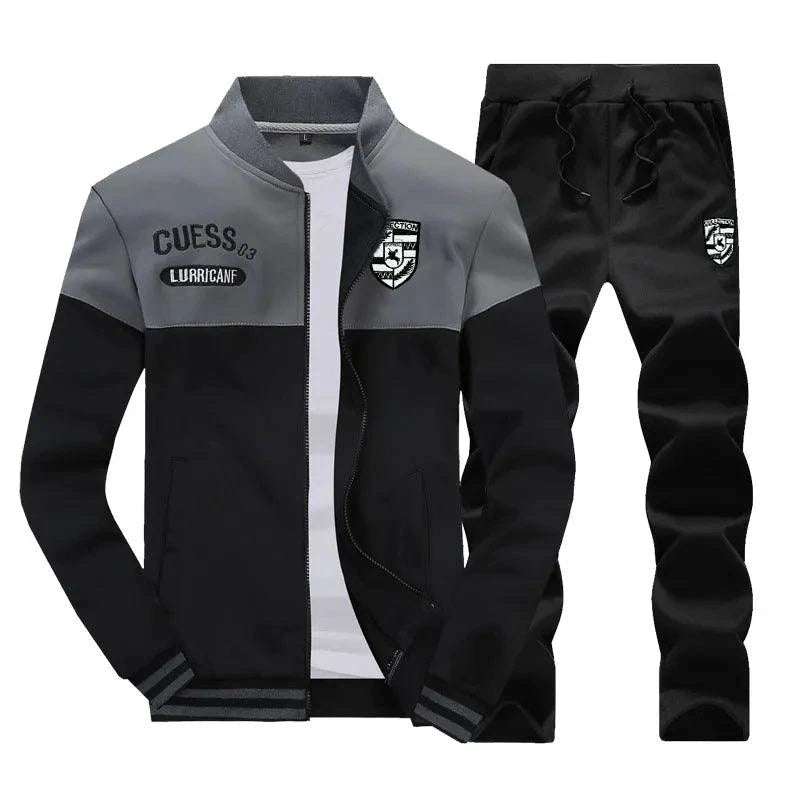 Mandotos men's two-piece casual set with comfortable pants and sweater, perfect for relaxed everyday wear.