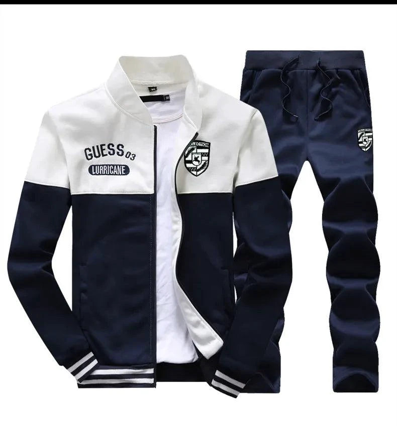 Two-Piece Casual And Comfortable Men'S Casual Pants And Sweater - MANDOTOS