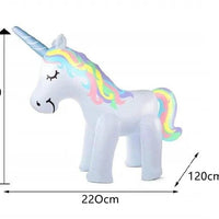 Mandotos Unicorn Magic Water Sprayer with colorful unicorn design, perfect for fun water play and outdoor activities.
