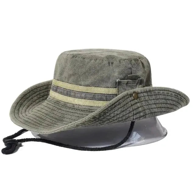 Mandotos unisex summer outdoor hat with wide brim, lightweight fabric, perfect for sun protection during outdoor activities.