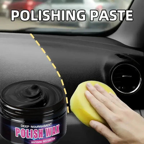 Mandotos universal leather and plastic repair polishing wax, automotive interior reconditioning cream for leather, plastic, and rubber.