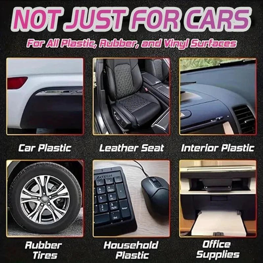 Mandotos universal leather and plastic repair polishing wax for automotive interior, showing a container of reconditioning cream.