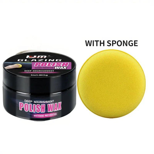 Mandotos Universal Leather and Plastic Repair Polishing Wax for automotive interior, showing application on leather and plastic surfaces.