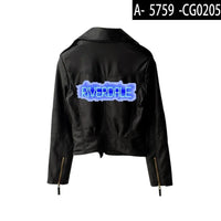 Mandotos Urban Chic Riverdale Jacket shown on a model, featuring a stylish design, zip front, and modern urban fashion style.