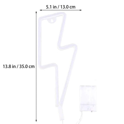 USB/Battery LED Neon Lightning Sign - MANDOTOS