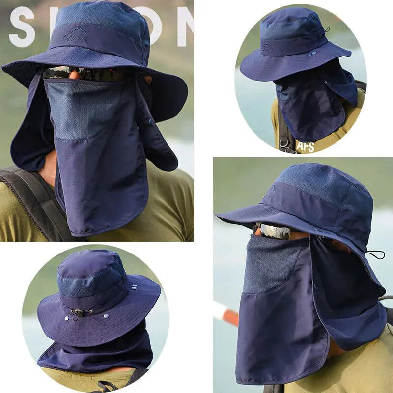 UV Defense Wide Brim Hat for Outdoor Adventures - MANDOTOS
