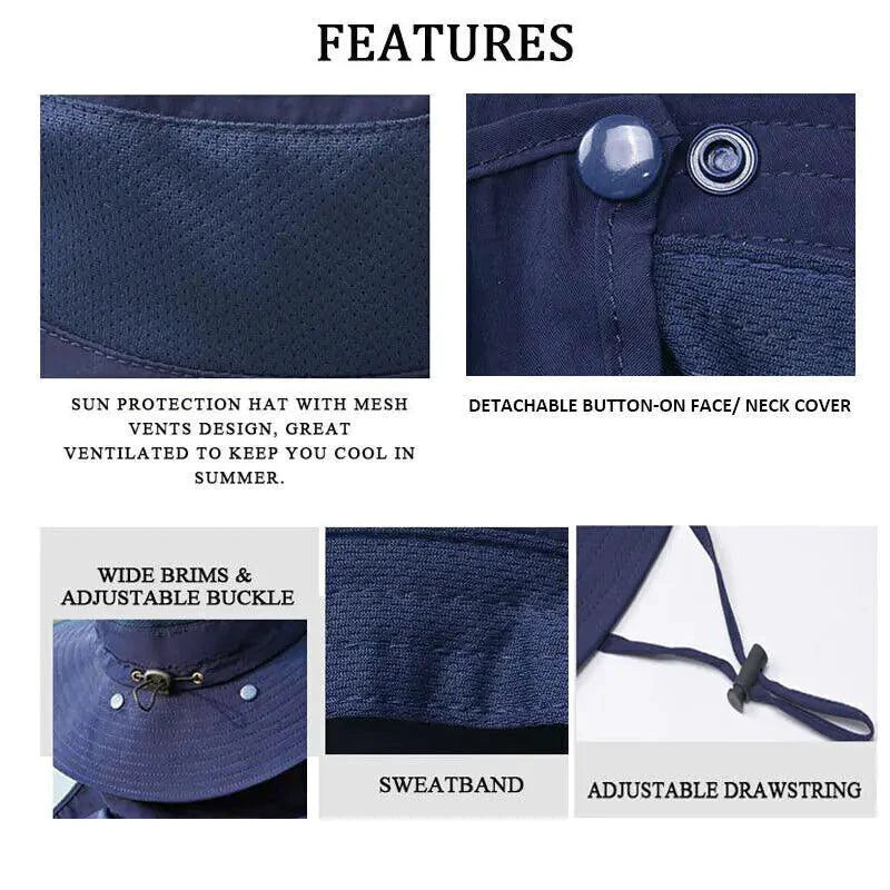 Mandotos UV Defense wide brim hat for outdoor adventures, with sun protection and breathable fabric, suitable for hiking and outdoor activities.