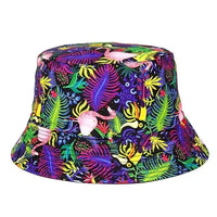 Mandotos UV Shield Bucket Hat with wide brim and adjustable strap, designed for sun protection and casual outdoor wear.