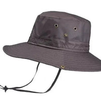 Mandotos ventilated explorer's fedora hat with wide brim and breathable design, ideal for outdoor sun protection.