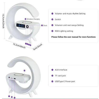 VersaLamp 5-in-1 Bluetooth Speaker Night Light - MANDOTOS