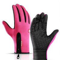 Mandotos WarmRide Touch Gloves in black, featuring touchscreen-compatible fingertips and soft, insulated fabric for cold weather comfort.