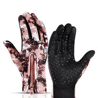 Mandotos WarmRide Touch Gloves in black, featuring touchscreen-compatible fingertips and soft, insulated fabric for winter warmth.