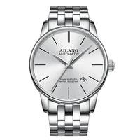 Men's automatic mechanical watch by MANDOTOS with a sleek design and stainless steel band.