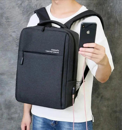 Waterproof and shockproof rechargeable backpack laptop bag - MANDOTOS