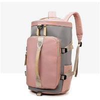 Mandotos waterproof gym and fitness backpack with outdoor travel and exercise compartments, casual sports style.