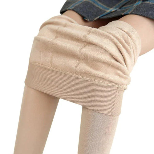 Winter Leggings For Women Warm Leggins Solid Color Velvet Leggins High Waist Leggings Stretchy Leggings dropshipping - MANDOTOS