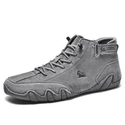 Winter Rider Leather Boots - MANDOTOS
