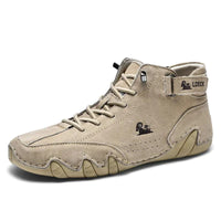 Mandotos Winter Rider Leather Boots with sturdy soles and classic design, perfect for cold-weather riding and casual wear.